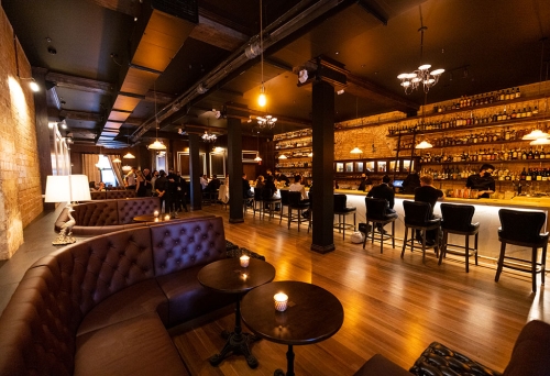 Dr Gimlette Brisbane CBD interior bespoke cocktail bar