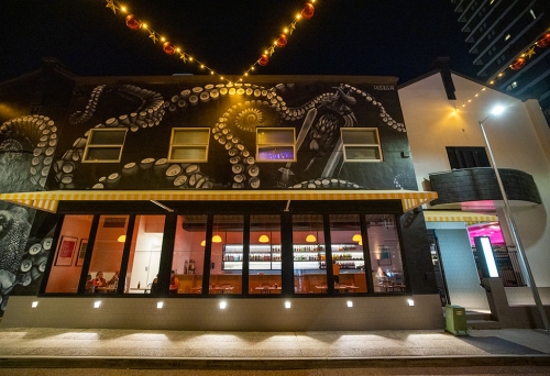 Exterior of Hello Please Fish Lane