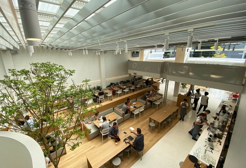 Interior of Industry Beans Newstead