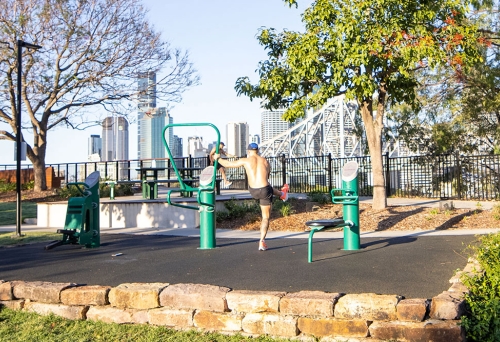 Story Bridge Sunrise Outdoor exercise area