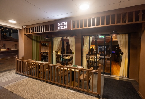 Exterior of restaurant