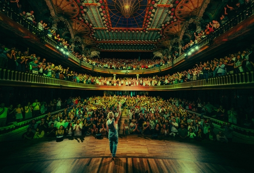 Stage and crowd 