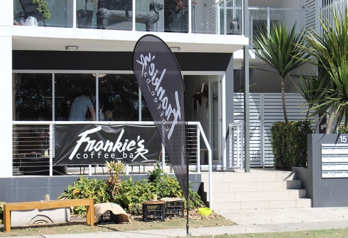 Exterior of Frankie’s Coffee Bar Wynnum