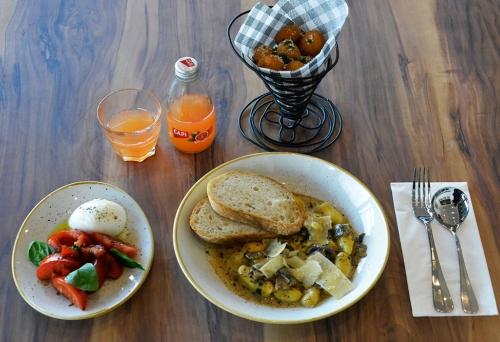 Plates of gnocchi pasta at Gnocchi Gnocchi Brothers Paddington