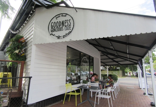Exterior of Goodness Gracious Cafe Graceville