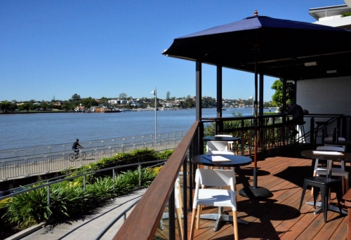 Riverviews from Barko & Co cafe Teneriffe