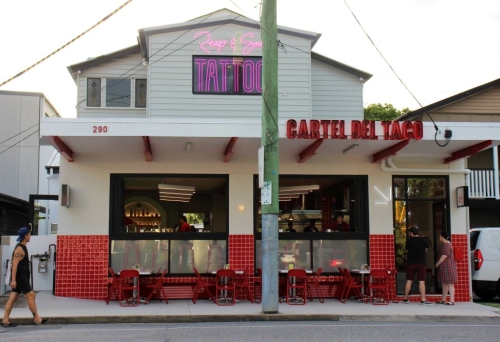 Exterior of Cartel Del Taco, Hawthorne 