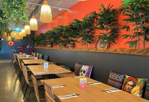 Interior seating at Pepe's Wynnum
