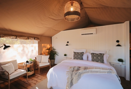 Bedroom at Riverbank Gamping