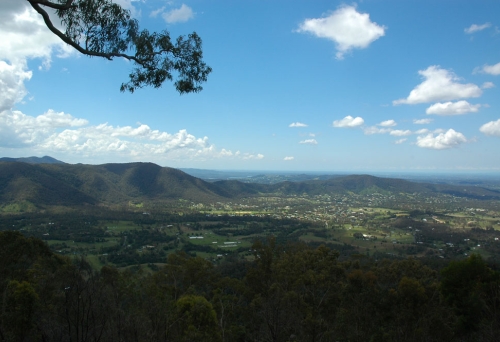 View from Jollys Lookout in Brisbane Forest Park