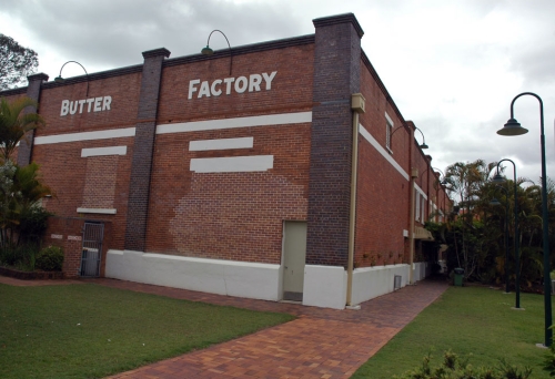 Kingston Butter Factory red brick building in Kingston