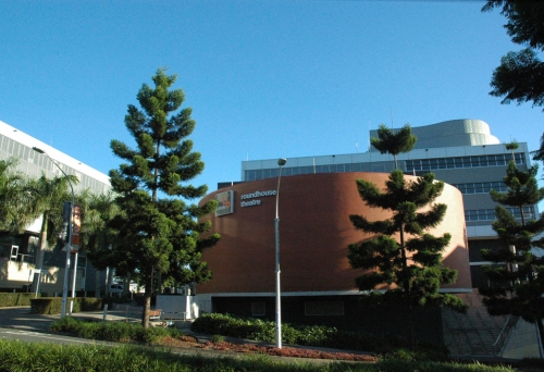 La Boite Roundhouse Theatre building in Kelvin Grove