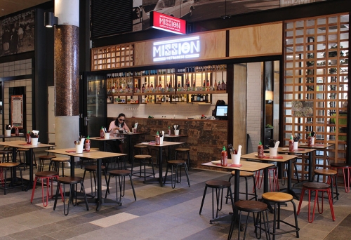 Seating at Mission Vietnamese Coorparoo
