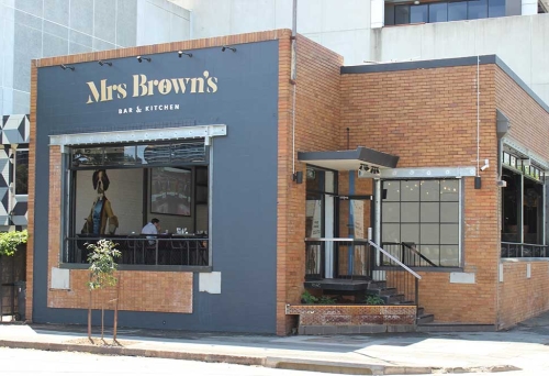 Exterior of Mrs Brown's Bar & Kitchen, Newstead