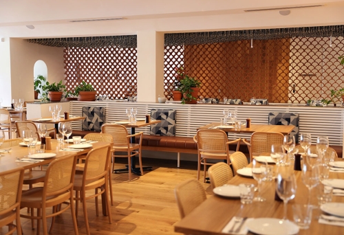Seating at Nostimo Greek Restaurant Greek Club South Brisbane