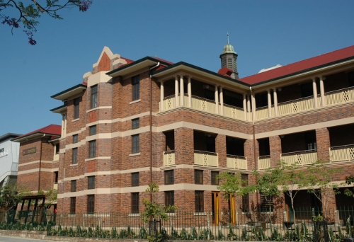 Police Barracks building on Petrie Terrace