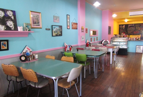 Interior of Retro Diner Ipswich