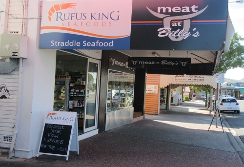 Facade of Rufus King Seafoods Ashgrove