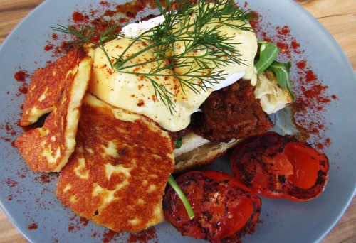 Breakfast on a plate at Smoked Paprika
