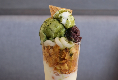 Ice cream in a cone at Sonder Dessert Sunnybank Hills