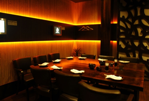 Japanese style dining area inside Wagaya restaurant in Brisbane's fortitude Valley
