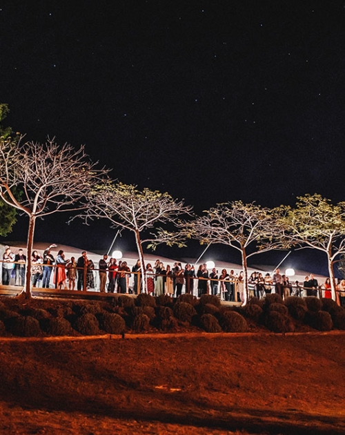 People at Burning of the Vines