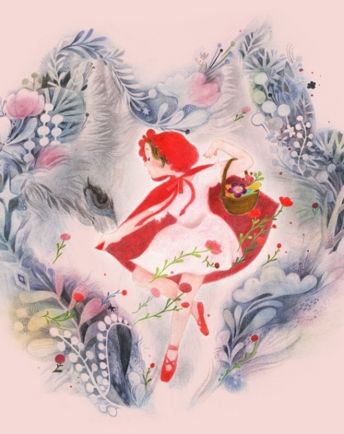 poster design for Red Riding Hood