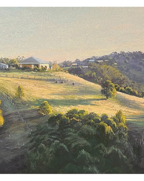MargaretTurner_Early-Morning-Light-in-Maleny_Pastel