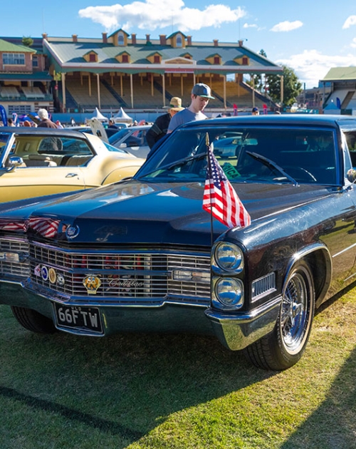 Vintage car at RACQ Motorfest