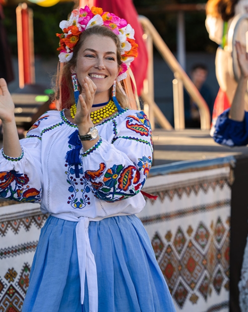 Woman dancing