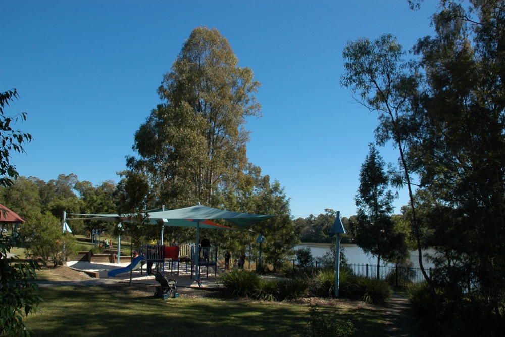 Playground along Brisbane River in Brisbane Corso Reserve Brisbane Corso Reserve Yeronga
