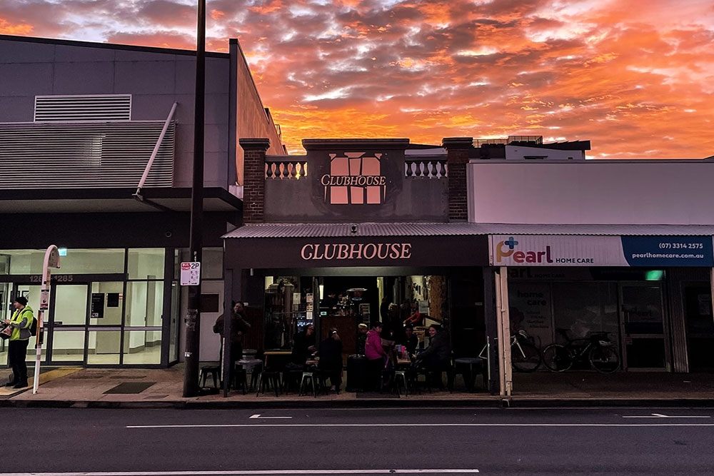 Street view of Clubhouse Coffee