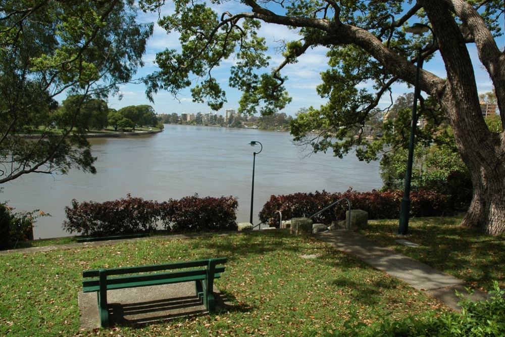 Bench at Kayes Rock park Toowong