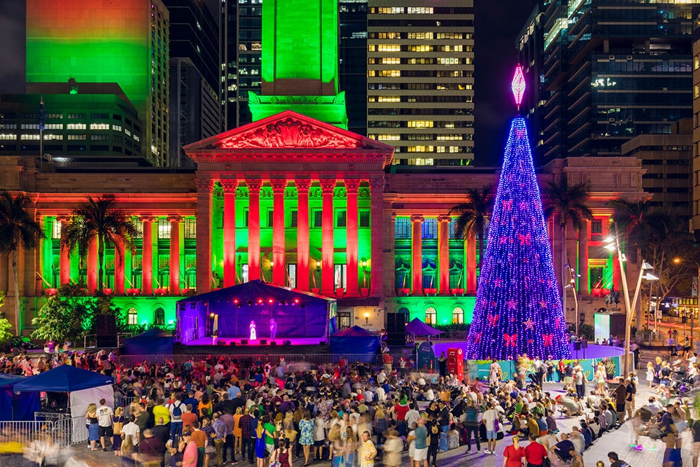 Brisbane City Christmas Tree 