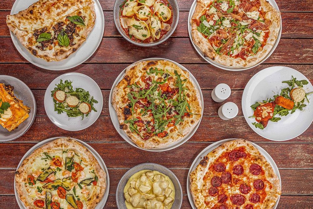 Pizas at Pizza Garden 