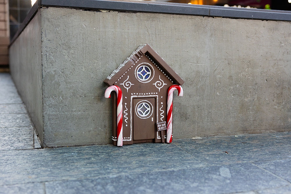 Tiny Christmas Door