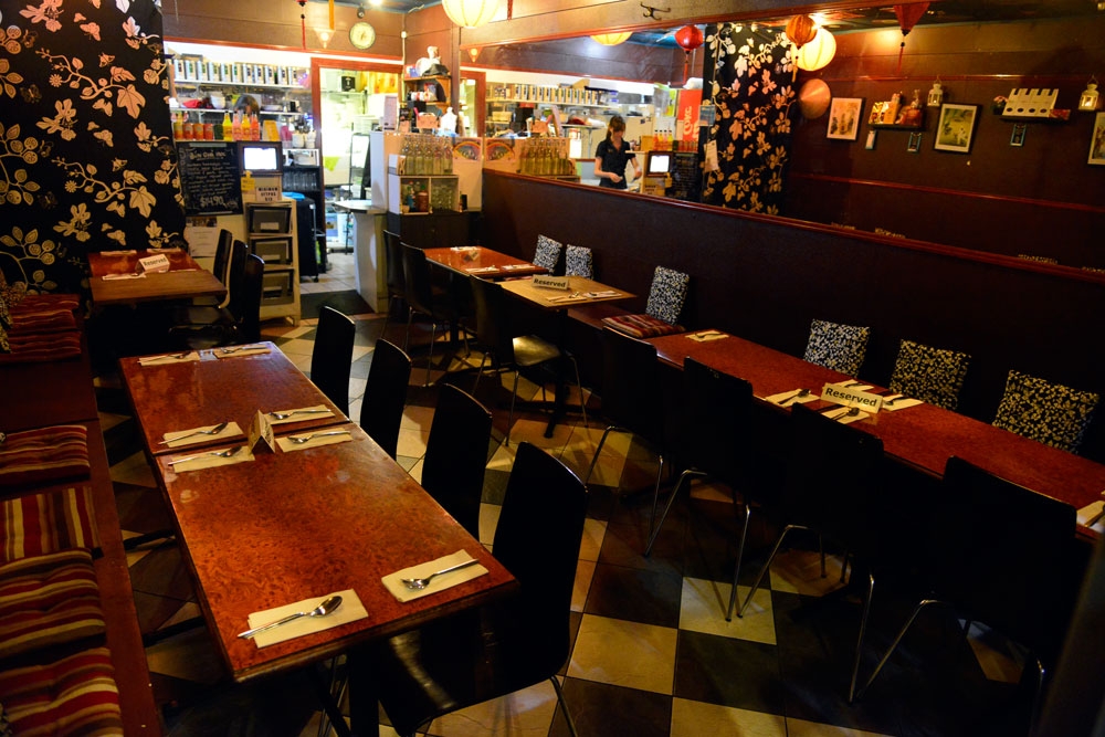 Inside Vietnamese Avachat Café Restaurant in Brisbane's Michelton