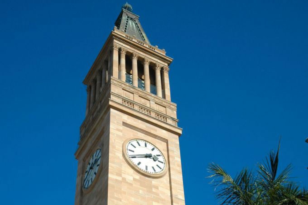 Clock Tower facade, Brisbane City Hall
