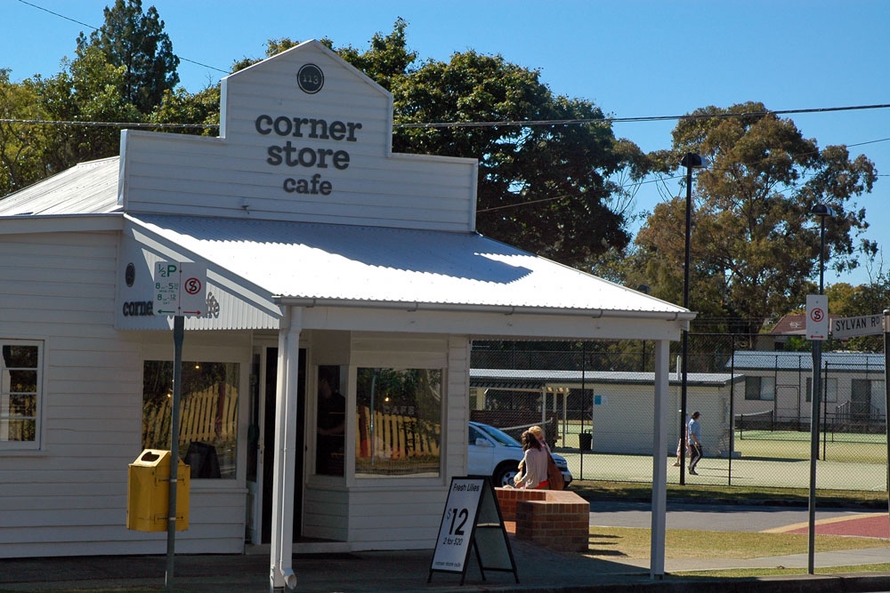 Corner Store Cafe old weatherboad shop front 
