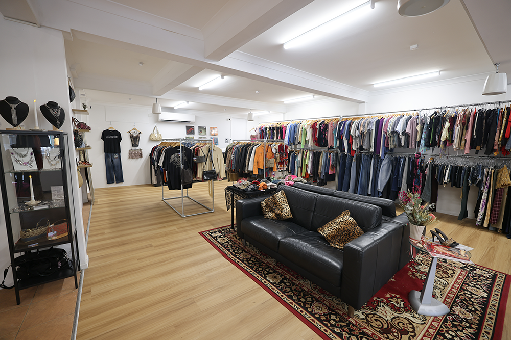 Interior of store