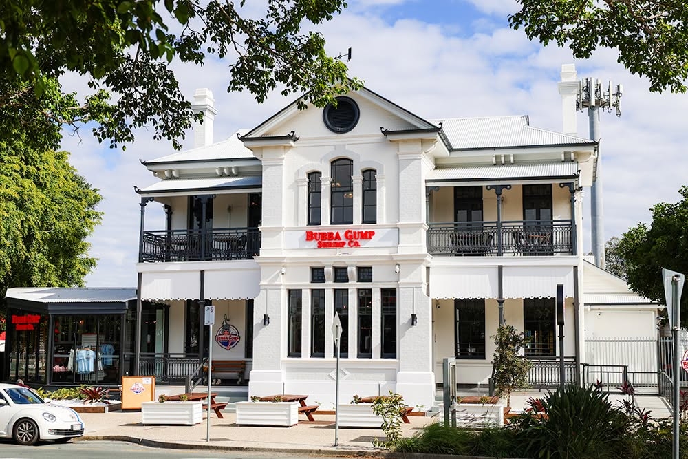 Facade of Bubba Gump Shrimp Co Sandgate