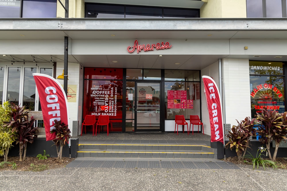 Entrance to Amoroso Gelateria Paddington