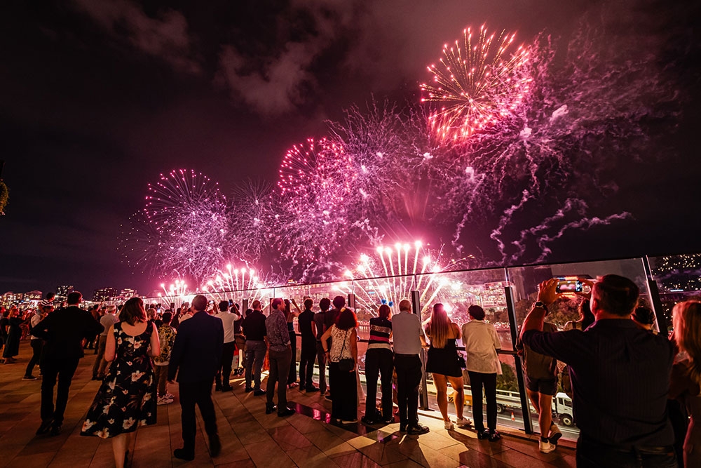 Fireworks view from SKy Deck