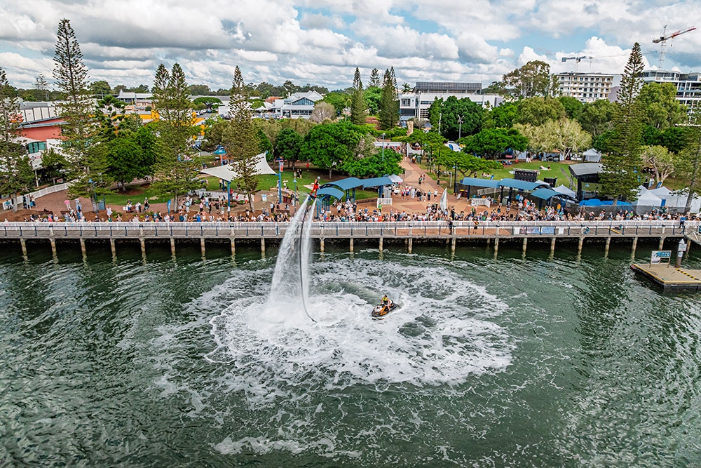 Aerial view of Redlands Adventure Fest