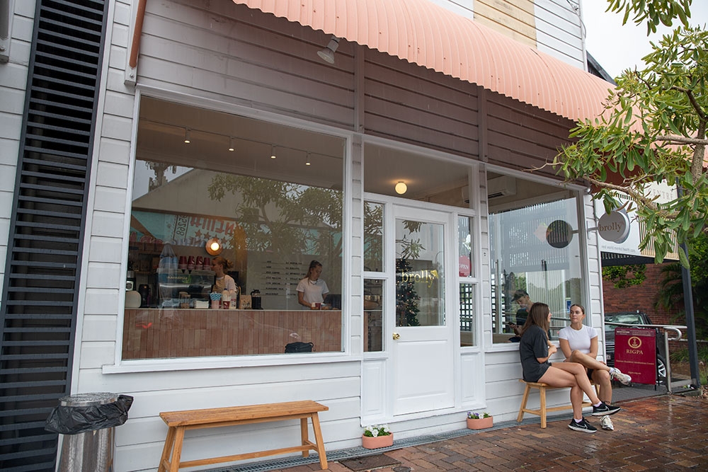 Exterior of Brolly Coffee 