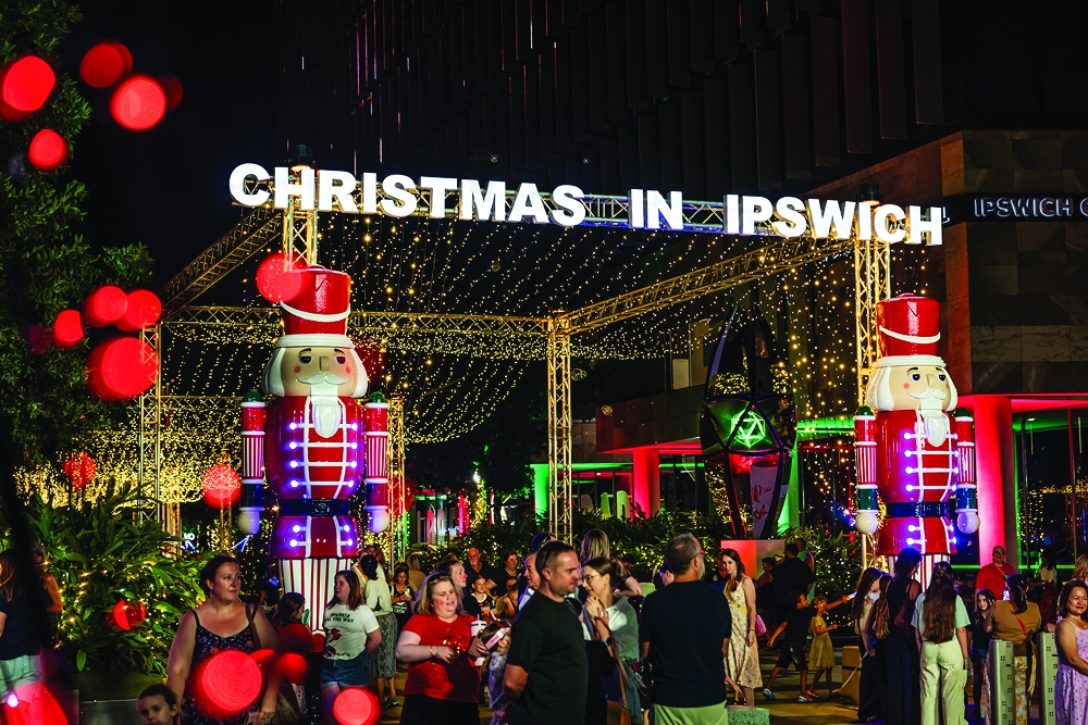 Christmas markets at Nicholas St Precinct