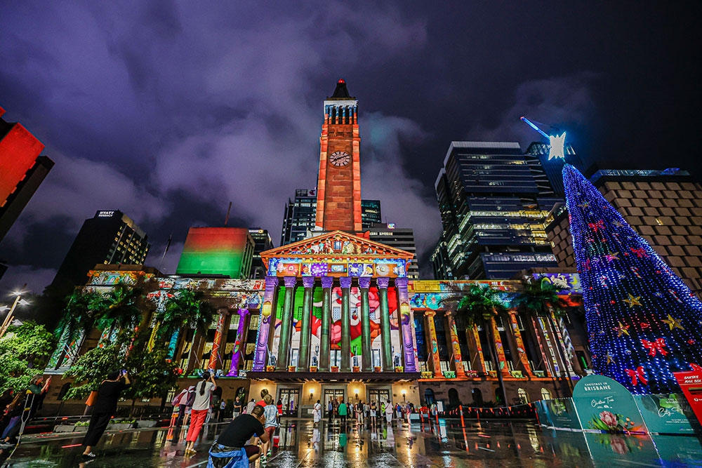 Christmas Lights City Hall