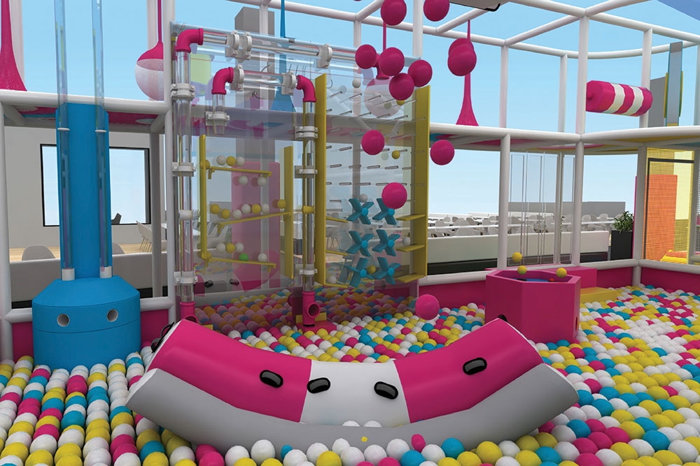 Rendedr of inside miniBOUNCE 