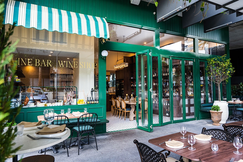 Entrance to South City Wine Bar Woolloongabba