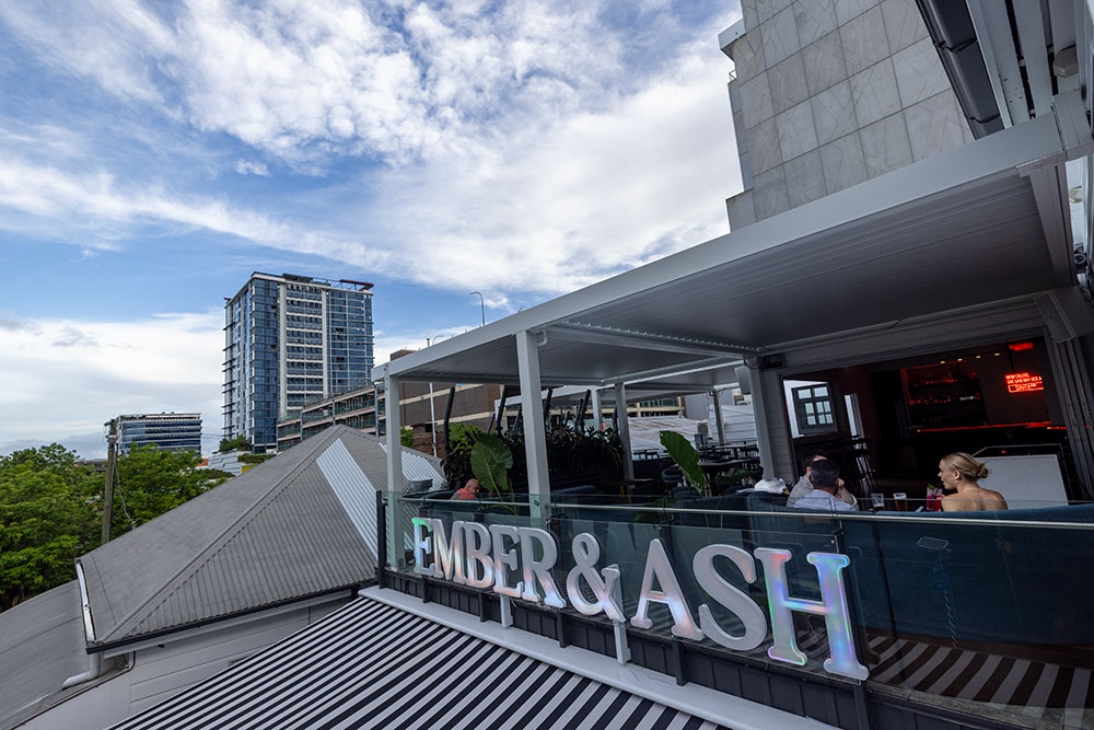 Signage of Ember & Ash